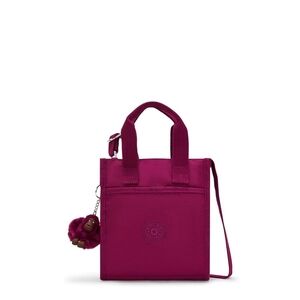 Kipling Inara Small Crossbody Tote Bag Purple‎ Fig Size Medium In Purple NWT